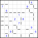 “Соседи” 9х9 #300 трудный