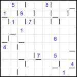 “Соседи” 9х9 #296 очень трудный