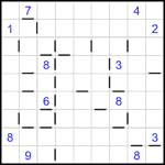 “Соседи” 9х9 #297 очень трудный