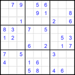 Судоку 9х9 #2111 легкий
