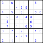 Судоку 9х9 #2114 легкий