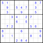 Судоку 9х9 #2119 легкий