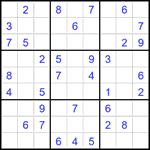 Судоку 9х9 #2132 легкий