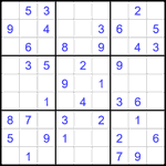 Судоку 9х9 #2133 легкий