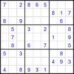 Судоку 9х9 #2134 легкий