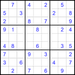 Судоку 9х9 #2138 легкий