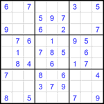 Судоку 9х9 #2146 легкий