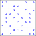 Судоку 9х9 #2148 легкий