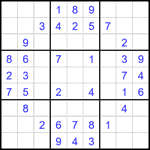 Судоку 9х9 #2149 легкий
