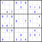 Судоку 9х9 #2154 легкий