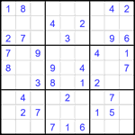 Судоку 9х9 #2156 легкий