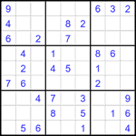 Судоку 9х9 #2157 легкий