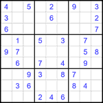 Судоку 9х9 #2158 легкий