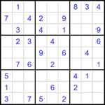 Судоку 9х9 #2160 легкий
