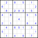 Судоку 9х9 #2082 средний