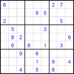 Судоку 9х9 #2085 средний