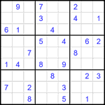 Судоку 9х9 #2090 средний