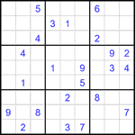 Судоку 9х9 #2094 средний