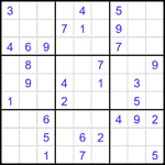 Судоку 9х9 #2097 средний