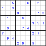 Судоку 9х9 #2101 средний