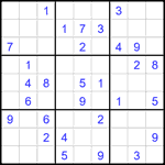 Судоку 9х9 #2102 средний