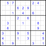 Судоку 9х9 #2108 средний