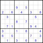 Судоку 9х9 #2109 средний