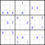 Судоку 9х9 #2111 средний