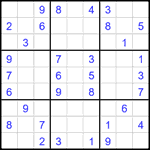 Судоку 9х9 #2113 средний