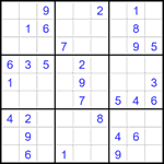 Судоку 9х9 #2115 средний