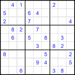 Судоку 9х9 #2116 средний