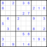 Судоку 9х9 #2117 средний