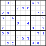 Судоку 9х9 #2119 средний