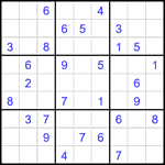 Судоку 9х9 #2120 средний