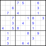 Судоку 9х9 #2125 средний