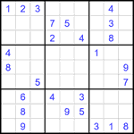 Судоку 9х9 #2126 средний