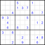 Судоку 9х9 #2127 средний