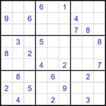 Судоку 9х9 #2112 очень трудный