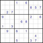 Судоку 9х9 #2113 очень трудный