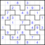 Судоку-пазл 9х9 #366 легкий