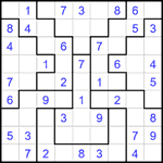 Судоку-пазл 9х9 #375 легкий