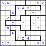 Судоку-пазл 9х9 #359 трудный