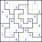 Судоку-пазл 9х9 #357 очень трудный