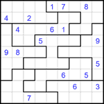 Судоку-пазл 9х9 #359 очень трудный