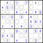 Судоку “Чет-нечет” 9х9 #301 легкий