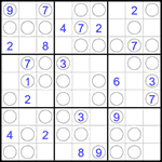 Судоку “Чет-нечет” 9х9 #296 средний