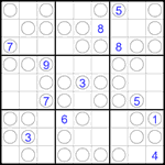 Судоку “Чет-нечет” 9х9 #291 трудный