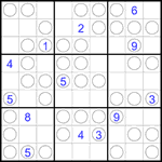 Судоку “Чет-нечет” 9х9 #292 трудный