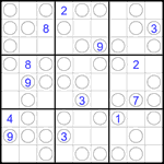 Судоку “Чет-нечет” 9х9 #293 трудный