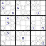 Судоку “Чет-нечет” 9х9 #296 трудный